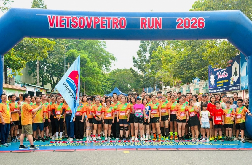 TTAT Vietsov - Trung tâm An toàn và Bảo vệ Môi trường Vietsovpetro Vietsovpetro Run 2026: Bản lĩnh bứt phá, lan tỏa khát vọng tuổi 45